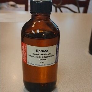 Spruce Essential Oil 4 oz Opened But Almost To The Top